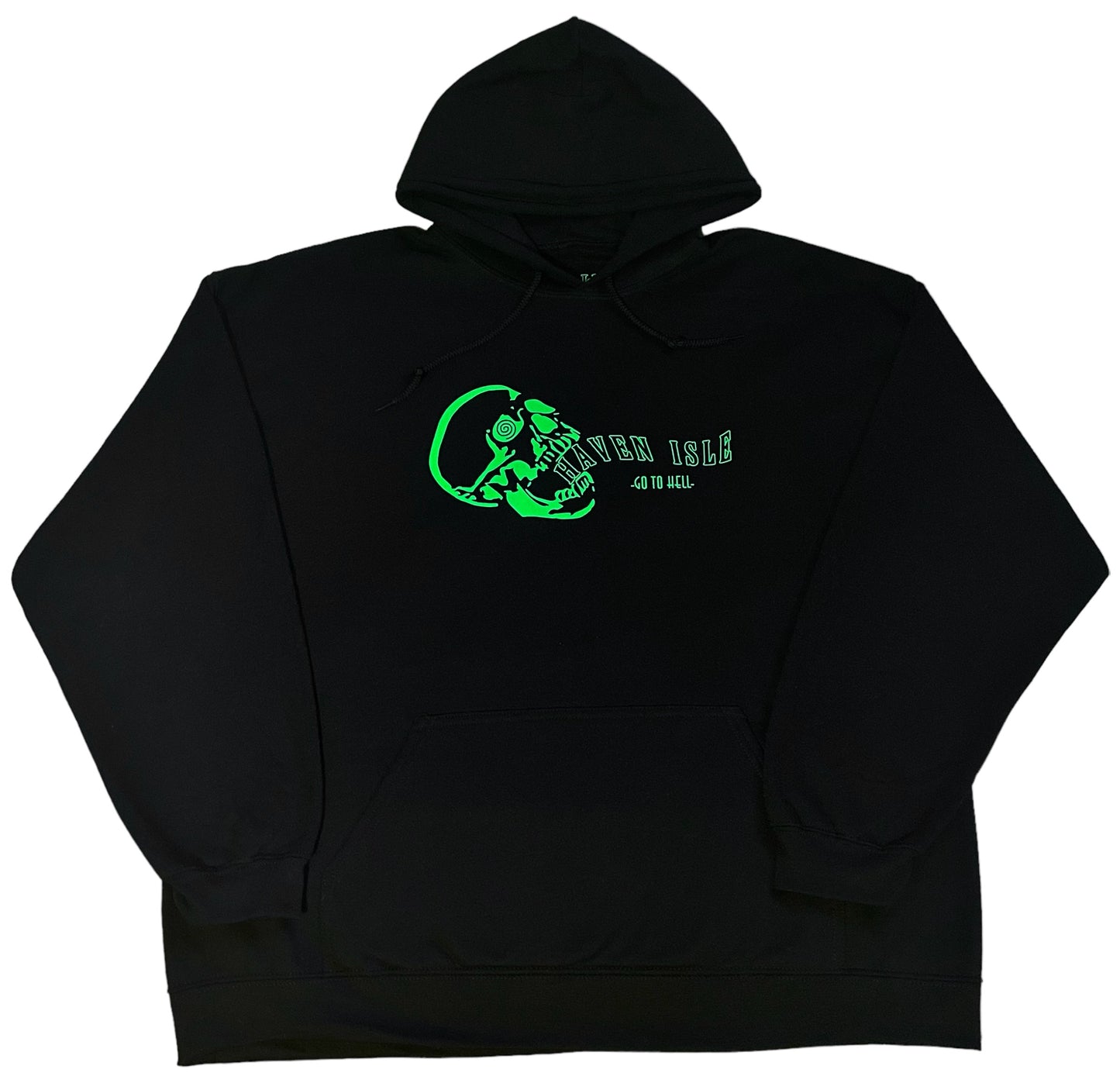 Twilight Skull Hoodie - Black/Green