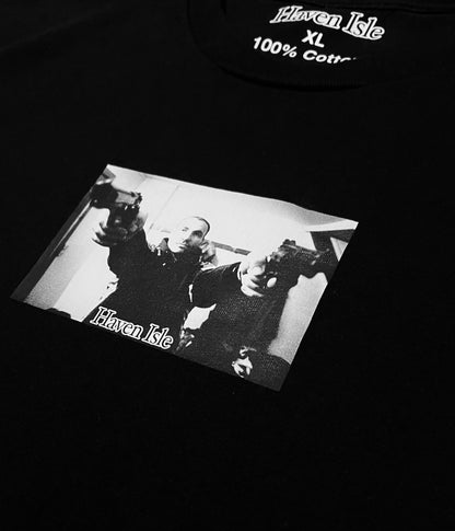 Frank Heavyweight T-Shirt - Black/White