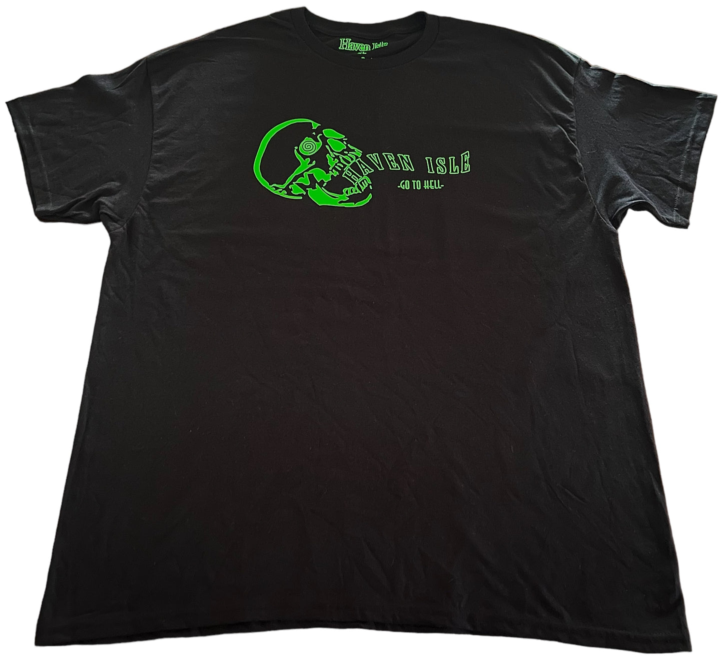 Twilight Skull T-Shirt - Black/Green