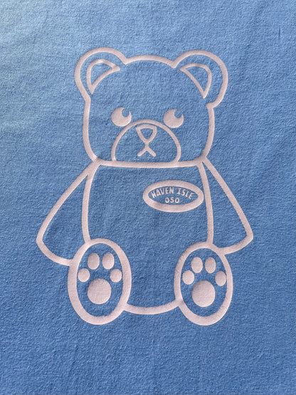 Oso Bear T-Shirt - Carolina Blue/Light Pink