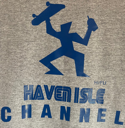 Haven Isle Channel T-Shirt Grey