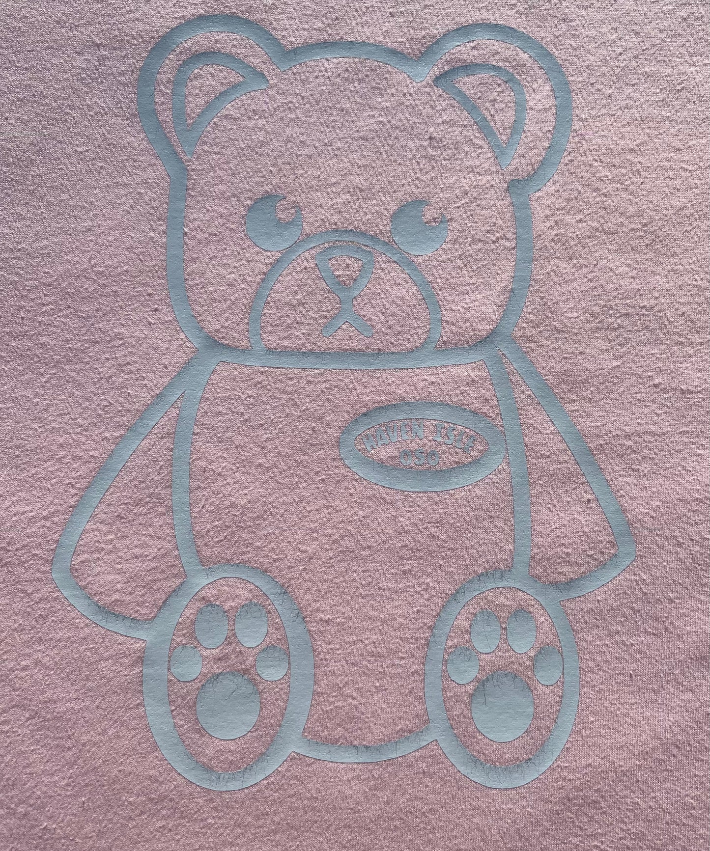 Oso Bear T-Shirt - Light Pink/Powder Blue